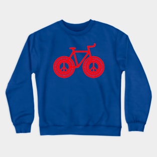 Ride for Peace (red) Crewneck Sweatshirt